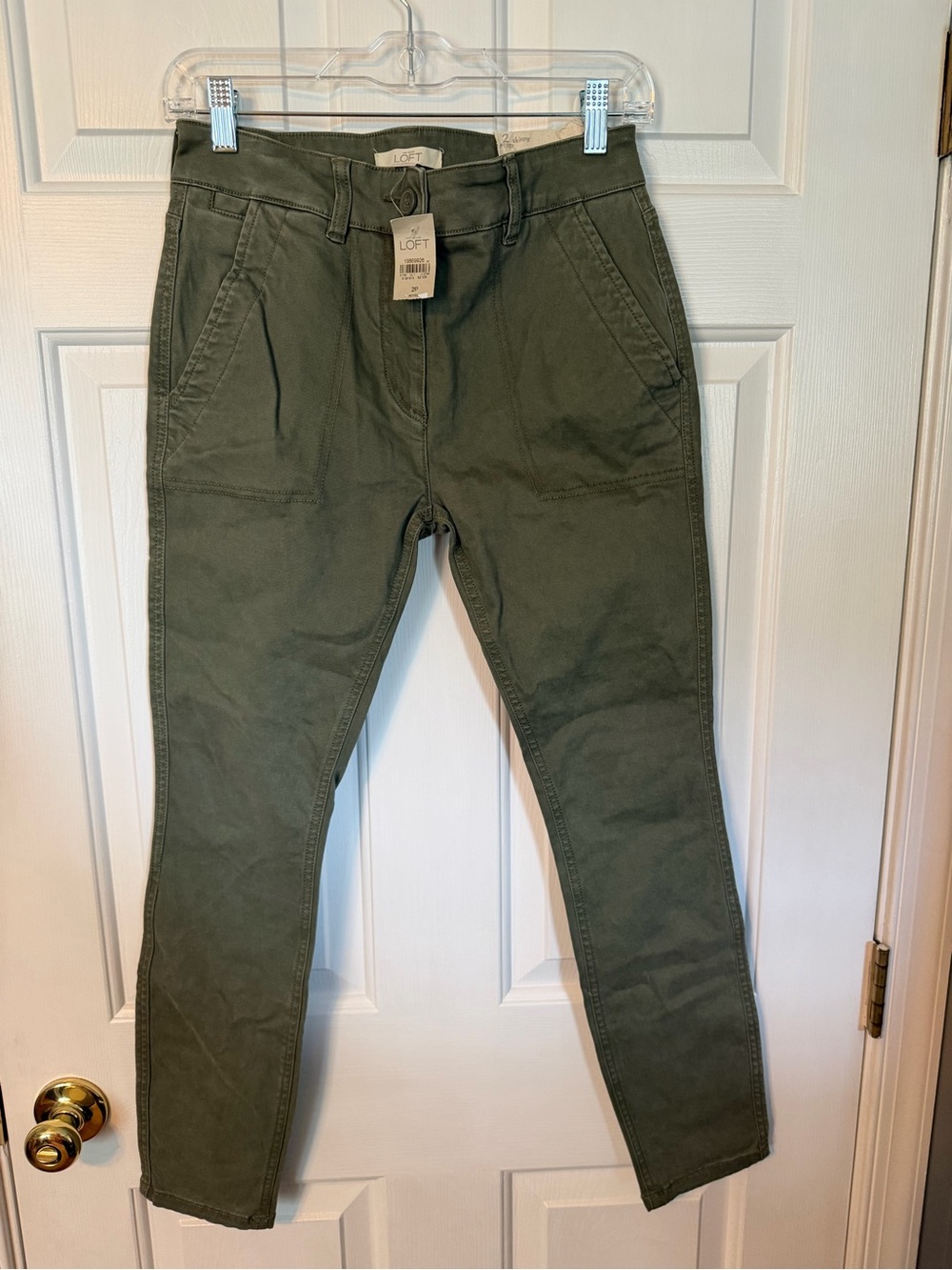 LOFT Olive Green Men's Slim Casual Chinos